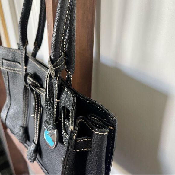 Dooney & Bourke pebbled leather handbag - Picture 3 of 7